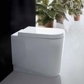 Унітаз Galassia Meg11 підлоговий без бачка без сидіння білий 5419