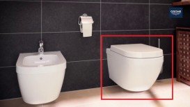 Унитаз Grohe Euro Ceramic подвесной безободковый с сиденьем альпийский белый 3953800L