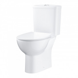 Унітаз-компакт Grohe Bau Ceramic 36,4х64,4 см із сидінням фарфор альпійський білий 39904000