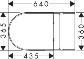 Унитаз-компакт Hansgrohe EluPura Original S AquaChannel Flush 39х64 см с крышкой Soft-Close керамика SmartClean белый 61166450