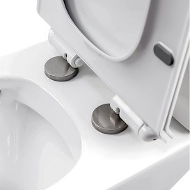 Унітаз компакт Insana Aton 35,5х65 см з бачком та сидінням з кришкою кераміка білий А0055230