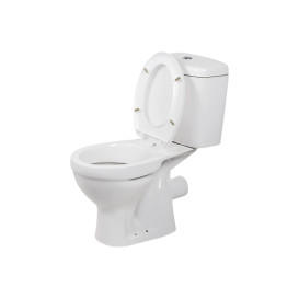 Унітаз компакт Insana Deli 36,5х77,5 см з бачком та сидінням з кришкою кераміка білий А0055623
