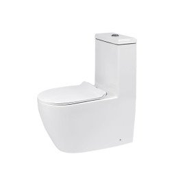 Унітаз компакт Insana Ermin 37х67 см з бачком та сидінням з кришкою кераміка білий А0054425