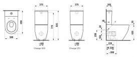 Унітаз-компакт LAUFEN Pro з сидінням Soft Close slim H8679530008701