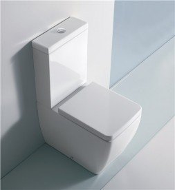 Унитаз-компакт напольный Kerasan Ego с крепежом белый 321701