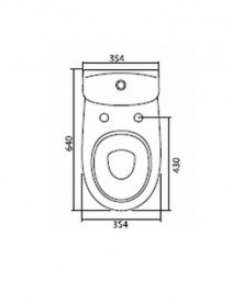 Унітаз-компакт підлоговий Kolo Freja 35,4х64 см з бачком і кришкою Soft-Close Click2Clean L7922100U