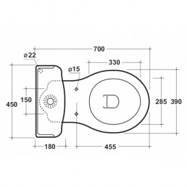 Унитаз напольный Olympia коллекция Impero 03.11