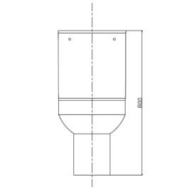 Унітаз-компакт для підлоги Ravak Concept Classic Combi RimOff 38,5х62 см з сидінням кераміка білий глянець RKUM100007