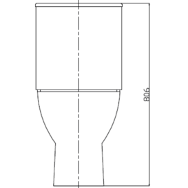 Унітаз-компакт для підлоги Ravak Concept Pro Combi RimOff 38,5х61,2 см з сидінням кераміка білий глянець RKUM100008