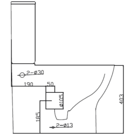 Унітаз-компакт для підлоги Ravak Concept Pro Combi RimOff 38,5х61,2 см з сидінням кераміка білий глянець RKUM100008