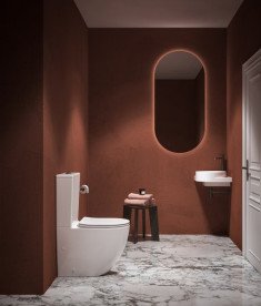 Унитаз-компакт напольный Ravak Optima RimOff 38х60,5 см с сиденьем керамика белый X01870