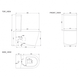 Унитаз-компакт Primera Grand напольный Clear Pro с крышкой soft close белый 8190022