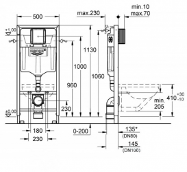 Унитаз консольный Jika Lyra H8233800000001 + сидение SoftClose H8933853000001 + Комплект 3 в 1 Grohe Rapid SL 38772J38
