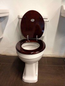 Унитаз моноблок Burlington санфарфор белый P5