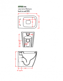Унитаз напольный ArtCeram A16 36х52,5 см белый глянцевый ASV002 01;00
