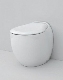 Унітаз підлоговий ArtCeram Blend 36,5х52 см білий глянсовий BLV002 01; 00