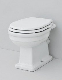 Унітаз підлоговий ArtCeram Hermitage 36х53 см білий глянсовий HEV003 01; 00