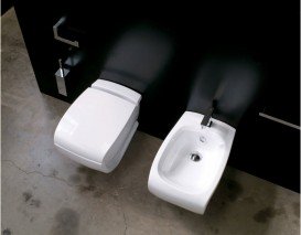 Унитаз напольный ArtCeram Hi-Line 38х54,5 см белый глянцевый HIV002 01;00