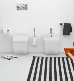 Унитаз напольный ArtCeram Hi-Line 38х54,5 см белый глянцевый HIV002 01;00