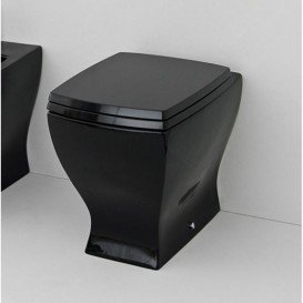 Унітаз підлоговий ArtCeram JAZZ 36х54 см чорний глянсовий JZV002 03; 00