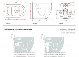 Унитаз напольный ArtCeram Monet безободковый 36х52 см керамика белый MNV002 01;00