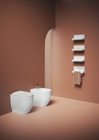 Унитаз напольный ArtCeram Monet безободковый 36х52 см керамика белый MNV002 01;00