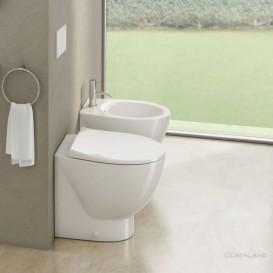 Унітаз підлоговий Catalano Italy Newflush 37х52 см кераміка білий глянцевий 1VPECORIT00