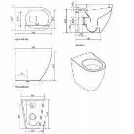 Унітаз підлоговий Galassia Dream кераміка білий матовий 7310MT
