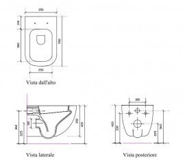 Унитаз подвесной Galassia Plus Design керамика белый 6111