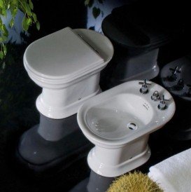 Унитаз напольный Hatria Dolcevita с сидением с крышкой Soft Close белый YXXP01 + YXXR