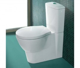 Унітаз підлоговий Hatria Nido з бачком і сидінням Soft Close білий Y0TQ + Y0X6 + YXWW