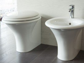 Унітаз підлоговий Hatria Sculture 40х60 см з кришкою Soft Close санфарфор білий Y0RT