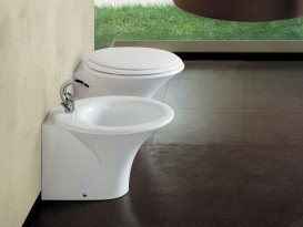 Унітаз підлоговий Hatria Sculture 40х60 см з кришкою Soft Close санфарфор білий Y0RT