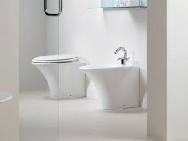 Унітаз підлоговий Hatria Sculture 40х60 см з кришкою Soft Close санфарфор білий Y0RT