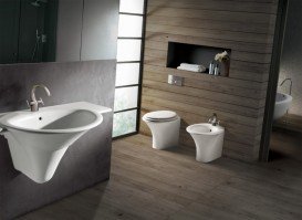 Унітаз підлоговий Hatria Sculture 40х60 см з кришкою Soft Close санфарфор білий Y0RT