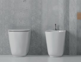 Унітаз підлоговий Kerasan Tribeca з кріпленням WB5N білий 511801