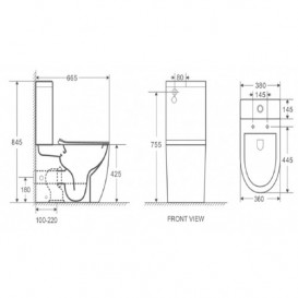 Унитаз напольный Koller Pool Round с сиденьем Soft-close RN-0665-RC-C