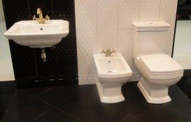 Унітаз підлоговий компакт з кришкою Devit Retro 41х66.5 см санфаянс білий 3010127