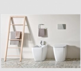 Унітаз підлоговий приставний Jika Pure кераміка Jika perla білий H8234241000001