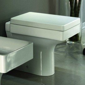 Унитаз напольный приставной Kerasan Cento в комплекте с крепежом WB5N белый 351801