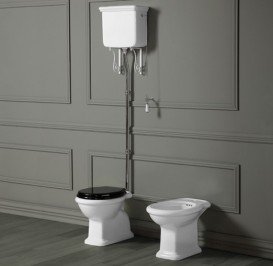 Унітаз підлоговий Simas Lante 38,5х58 см фаянс білий LA01