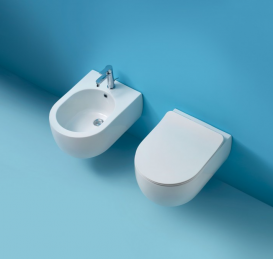 Унитаз подвесной Kerasan коллекция Flo 311501 с крышкой Soft Сlose 319101