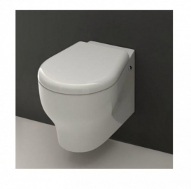 Унитаз подвесной Kerasan коллекция K09 белый 4515 с креплением 7616 и крышкой Soft 3674