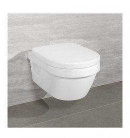 Унитаз подвесной укороченный Villeroy&Boch коллекция Omnia Architectura с сиденьем Soft Close 4687HR01