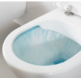 Унитаз подвесной укороченный Villeroy&Boch коллекция Omnia Architectura с сиденьем Soft Close 4687HR01