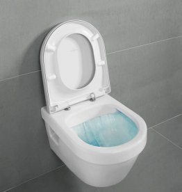 Унитаз подвесной укороченный Villeroy&Boch коллекция Omnia Architectura с сиденьем Soft Close 4687HR01