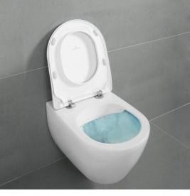 Унітаз підвісний Villeroy & Boch Subway 2.0 ViFresh з відкритим змивним краєм + Сидіння SoftClosing 5614A101 + 9M68S101
