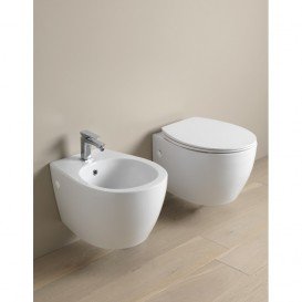 Унитаз подвесной ArtCeram Step 36х51 см санфарфор белый глянцевый STV001 01;00