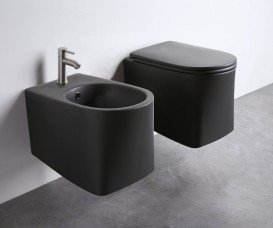 Унітаз підвісний Axa DP безободковий 36х50,5 см кераміка чорний матовий 8401007