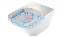 Унитаз подвесной без ободка Duravit серия DuraStyle 255109000 + Сиденье 0063790000